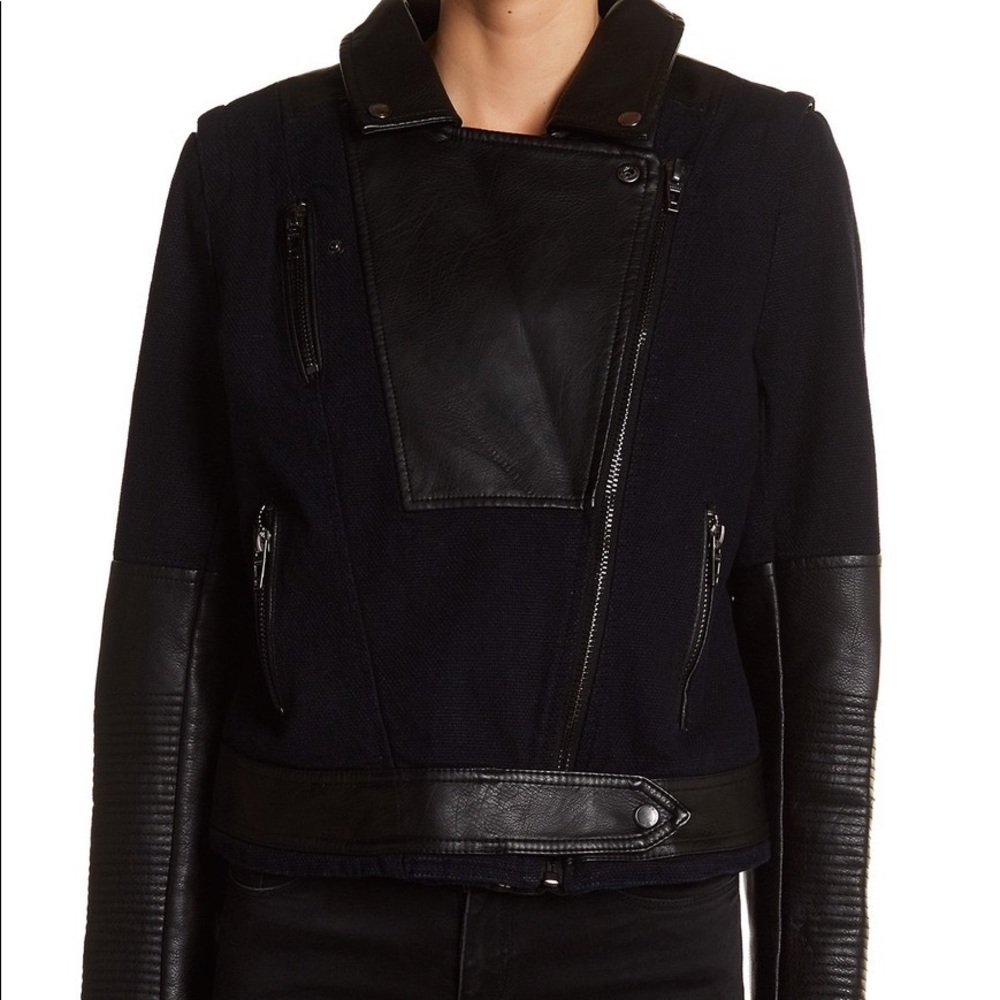NWT Blank Nyc Sour Faced Moto Jacket XS